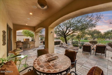 ABSOLUTELY GORGEOUS VILLA backing to the championship tee on the on Superstition Mountain Club - Lost Gold in Arizona - for sale on GolfHomes.com, golf home, golf lot