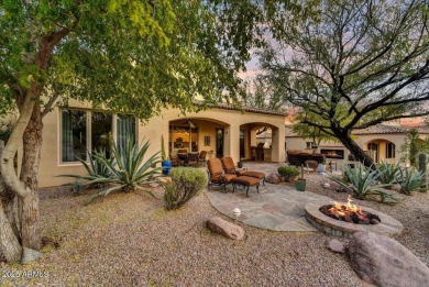 ABSOLUTELY GORGEOUS VILLA backing to the championship tee on the on Superstition Mountain Club - Lost Gold in Arizona - for sale on GolfHomes.com, golf home, golf lot