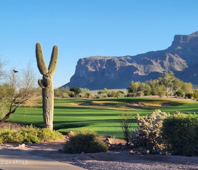 ABSOLUTELY GORGEOUS VILLA backing to the championship tee on the on Superstition Mountain Club - Lost Gold in Arizona - for sale on GolfHomes.com, golf home, golf lot