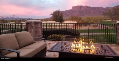 ABSOLUTELY GORGEOUS VILLA backing to the championship tee on the on Superstition Mountain Club - Lost Gold in Arizona - for sale on GolfHomes.com, golf home, golf lot