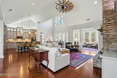 Exquisite Low Country Estate with Tee-to-Hole Golf Course & Pond on Ocean Ridge Plantation in North Carolina - for sale on GolfHomes.com, golf home, golf lot