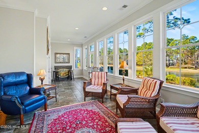 Exquisite Low Country Estate with Tee-to-Hole Golf Course & Pond on Ocean Ridge Plantation in North Carolina - for sale on GolfHomes.com, golf home, golf lot