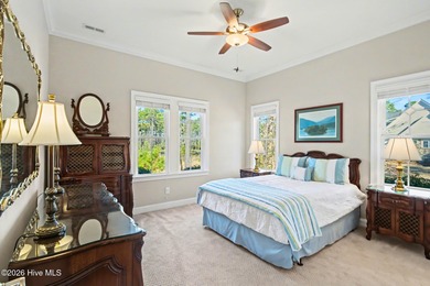 Exquisite Low Country Estate with Tee-to-Hole Golf Course & Pond on Ocean Ridge Plantation in North Carolina - for sale on GolfHomes.com, golf home, golf lot