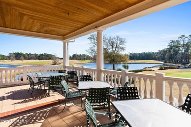 Exquisite Low Country Estate with Tee-to-Hole Golf Course & Pond on Ocean Ridge Plantation in North Carolina - for sale on GolfHomes.com, golf home, golf lot