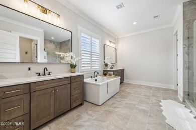 Luxury. Opulence. Sophistication. This newly built Shoal has on Hampton Pointe Golf Course in South Carolina - for sale on GolfHomes.com, golf home, golf lot