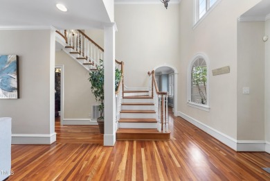Embrace multigenerational, luxury living in this distinctive on Heritage Golf Club in North Carolina - for sale on GolfHomes.com, golf home, golf lot