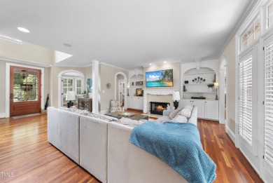 Embrace multigenerational, luxury living in this distinctive on Heritage Golf Club in North Carolina - for sale on GolfHomes.com, golf home, golf lot