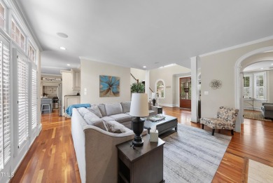 Embrace multigenerational, luxury living in this distinctive on Heritage Golf Club in North Carolina - for sale on GolfHomes.com, golf home, golf lot