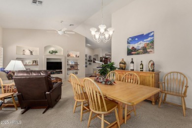 Very popular Trova Model w/2 bed, 2 bath PLUS Den that is on Oakwood Golf Club  in Arizona - for sale on GolfHomes.com, golf home, golf lot