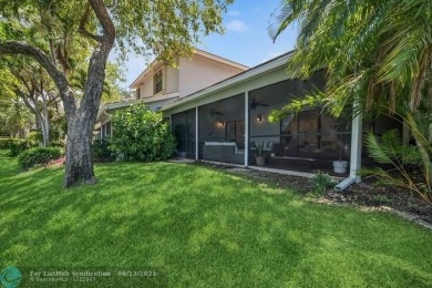 Desirable 2BR/2BA end-unit villa with expansive lake views in on Deer Creek Golf Club in Florida - for sale on GolfHomes.com, golf home, golf lot