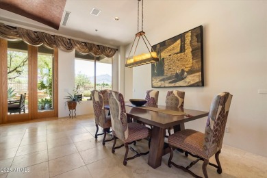 Desirable hacienda home on premium lot with unobstructed golf & on The Country Club At DC Ranch in Arizona - for sale on GolfHomes.com, golf home, golf lot