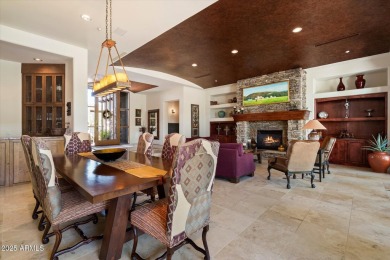 Desirable hacienda home on premium lot with unobstructed golf & on The Country Club At DC Ranch in Arizona - for sale on GolfHomes.com, golf home, golf lot