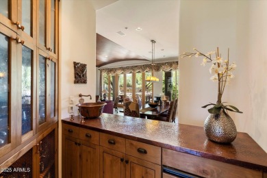 Desirable hacienda home on premium lot with unobstructed golf & on The Country Club At DC Ranch in Arizona - for sale on GolfHomes.com, golf home, golf lot