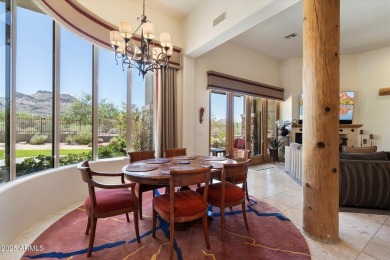 Desirable hacienda home on premium lot with unobstructed golf & on The Country Club At DC Ranch in Arizona - for sale on GolfHomes.com, golf home, golf lot