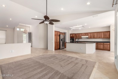 What a view! This spacious Mesquite model, overlooking the 18th on Desert Springs Golf Course in Arizona - for sale on GolfHomes.com, golf home, golf lot