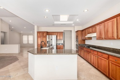 What a view! This spacious Mesquite model, overlooking the 18th on Desert Springs Golf Course in Arizona - for sale on GolfHomes.com, golf home, golf lot