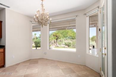 What a view! This spacious Mesquite model, overlooking the 18th on Desert Springs Golf Course in Arizona - for sale on GolfHomes.com, golf home, golf lot