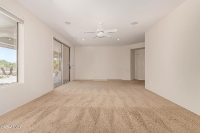 What a view! This spacious Mesquite model, overlooking the 18th on Desert Springs Golf Course in Arizona - for sale on GolfHomes.com, golf home, golf lot