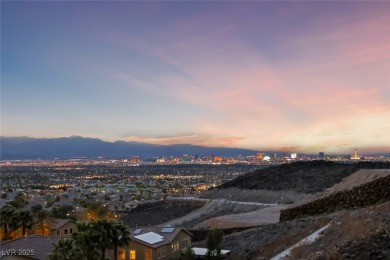 STUNNING STRIP, MOUNTAIN AND CITY VIEWS IN THIS RARE SOUGHT on Dragon Ridge Country Club in Nevada - for sale on GolfHomes.com, golf home, golf lot