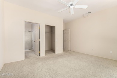 What a view! This spacious Mesquite model, overlooking the 18th on Desert Springs Golf Course in Arizona - for sale on GolfHomes.com, golf home, golf lot