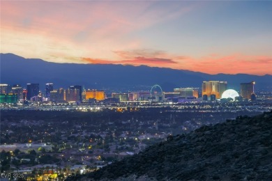 STUNNING STRIP, MOUNTAIN AND CITY VIEWS IN THIS RARE SOUGHT on Dragon Ridge Country Club in Nevada - for sale on GolfHomes.com, golf home, golf lot