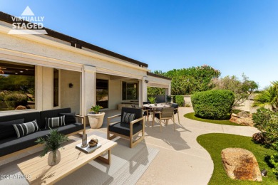 What a view! This spacious Mesquite model, overlooking the 18th on Desert Springs Golf Course in Arizona - for sale on GolfHomes.com, golf home, golf lot