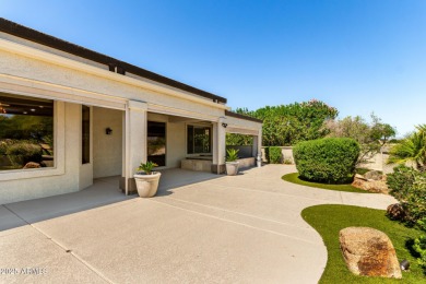 What a view! This spacious Mesquite model, overlooking the 18th on Desert Springs Golf Course in Arizona - for sale on GolfHomes.com, golf home, golf lot