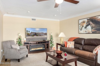 Welcome to this beautifully maintained 2 bed/2 bath home nestled on Pebblebrook Golf Course in Arizona - for sale on GolfHomes.com, golf home, golf lot