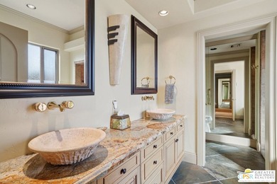 Sophisticated luxury meets timeless elegance in this exceptional on Rancho Las Palmas Country Club in California - for sale on GolfHomes.com, golf home, golf lot