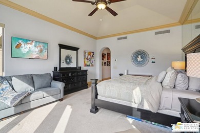 Sophisticated luxury meets timeless elegance in this exceptional on Rancho Las Palmas Country Club in California - for sale on GolfHomes.com, golf home, golf lot