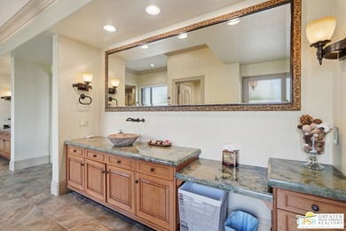 Sophisticated luxury meets timeless elegance in this exceptional on Rancho Las Palmas Country Club in California - for sale on GolfHomes.com, golf home, golf lot