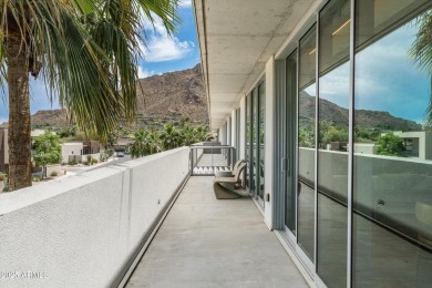 Discover refined living in this rare 2-bedroom, 2.5-bathroom on Mountain Shadows Executive Golf Course in Arizona - for sale on GolfHomes.com, golf home, golf lot
