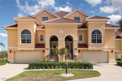 This Valencia Villas at Bay Beach home features nearly 2,800 sq on Fort Myers Beach and Golf Club in Florida - for sale on GolfHomes.com, golf home, golf lot