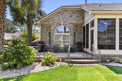 Magnificent all-brick custom home, located on a cul-de-sac on Sea Trail Golf Resort in North Carolina - for sale on GolfHomes.com, golf home, golf lot