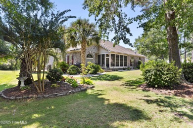Magnificent all-brick custom home, located on a cul-de-sac on Sea Trail Golf Resort in North Carolina - for sale on GolfHomes.com, golf home, golf lot