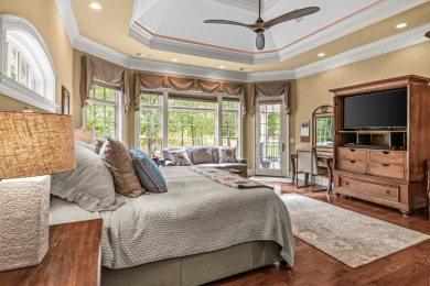 Incredible panoramic golf, green, tee box and creek views of the on Reynolds Lake Oconee - The Oconee in Georgia - for sale on GolfHomes.com, golf home, golf lot