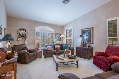 Spacious 3 bed, 2.5 bath home with a 3-car garage sits on a on Eagles Nest at Pebble Creek in Arizona - for sale on GolfHomes.com, golf home, golf lot