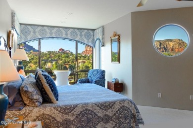 Iconic Sedona Luxury Retreat Backing to National Forest. Step on Sedona Golf Resort in Arizona - for sale on GolfHomes.com, golf home, golf lot