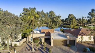 Spectacular lake views from this 3BR, 2BA Alameda model in the on Cottonwood Country Club in Arizona - for sale on GolfHomes.com, golf home, golf lot