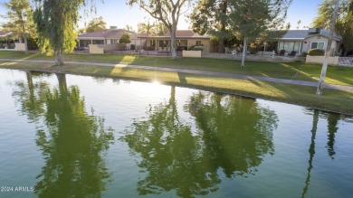 Spectacular lake views from this 3BR, 2BA Alameda model in the on Cottonwood Country Club in Arizona - for sale on GolfHomes.com, golf home, golf lot