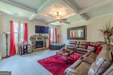 Discover this beautifully designed 4-sided brick home tucked on Crystal Lake Golf and Country Club in Georgia - for sale on GolfHomes.com, golf home, golf lot