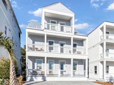 Discover this beautiful 3-story beach home perfectly positioned on Santa Rosa Golf and Beach Club in Florida - for sale on GolfHomes.com, golf home, golf lot
