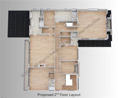 Proposed Construction - A rare, one-of-a-kind opportunity to own on Two Rivers Country Club in Virginia - for sale on GolfHomes.com, golf home, golf lot