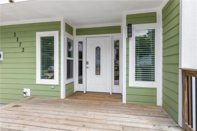 Unique 4BR/3.5BA home in Birdneck Lake adorned with front and on Red Wing Lake Golf Course in Virginia - for sale on GolfHomes.com, golf home, golf lot