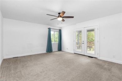 Unique 4BR/3.5BA home in Birdneck Lake adorned with front and on Red Wing Lake Golf Course in Virginia - for sale on GolfHomes.com, golf home, golf lot