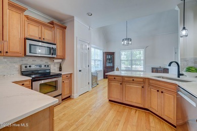 Welcome to this beautifully maintained 4-bedroom, 2.5-bathroom on Belvedere Country Club in North Carolina - for sale on GolfHomes.com, golf home, golf lot