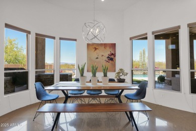 Twice celebrated in Phoenix Home & Garden Magazine, this 4,300 on Whisper Rock Golf Club  in Arizona - for sale on GolfHomes.com, golf home, golf lot