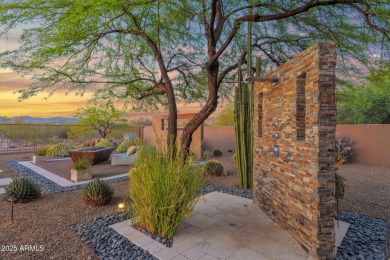 Twice celebrated in Phoenix Home & Garden Magazine, this 4,300 on Whisper Rock Golf Club  in Arizona - for sale on GolfHomes.com, golf home, golf lot