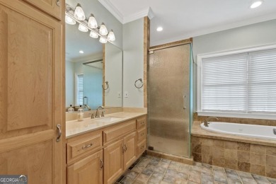 Experience refined lakefront living at its finest at 1390 Winged on Harbor Club Golf and Country Club in Georgia - for sale on GolfHomes.com, golf home, golf lot