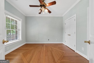 Experience refined lakefront living at its finest at 1390 Winged on Harbor Club Golf and Country Club in Georgia - for sale on GolfHomes.com, golf home, golf lot